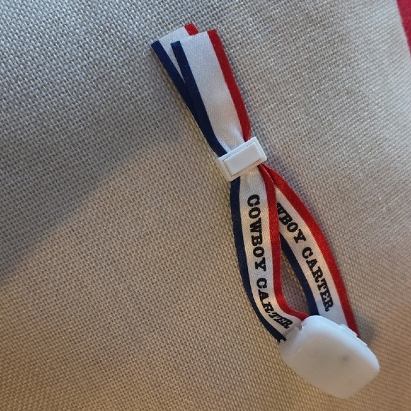 Beyonce | Accessories | Cowboy Carter Red White And Blue Ribbon | Poshmark